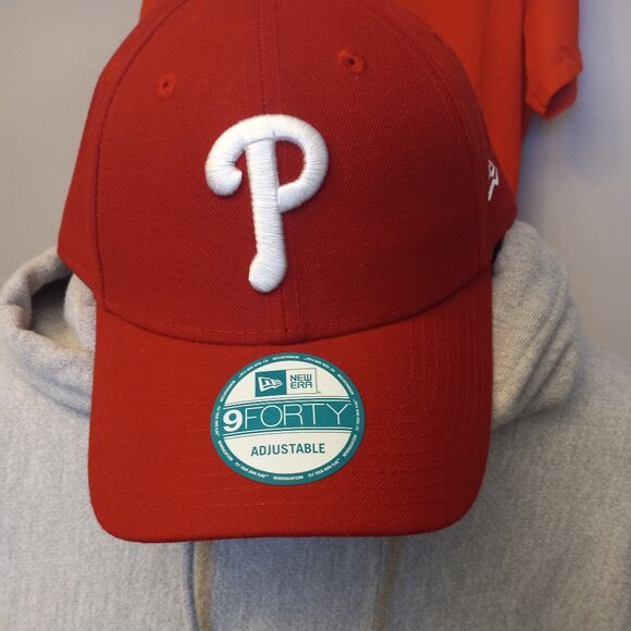 Philadelphia Phillies New Era 9FORTY Adjustable Hat - Picture 1 of 4